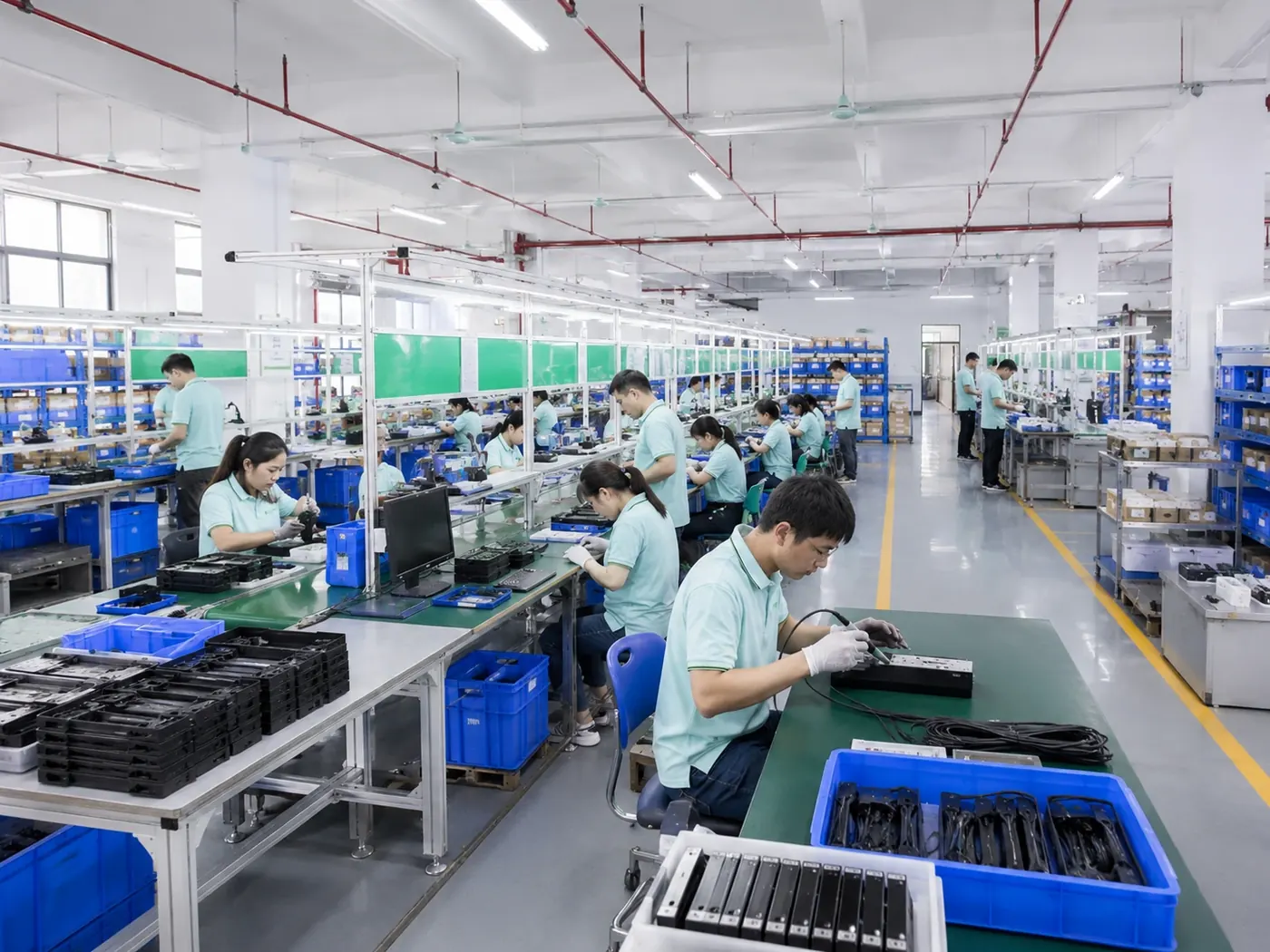 Manufacturing base and production floor
